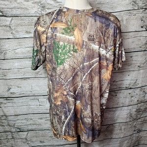 Realtree Edge Staghorn Creek camo hunting t shirt, Size XL